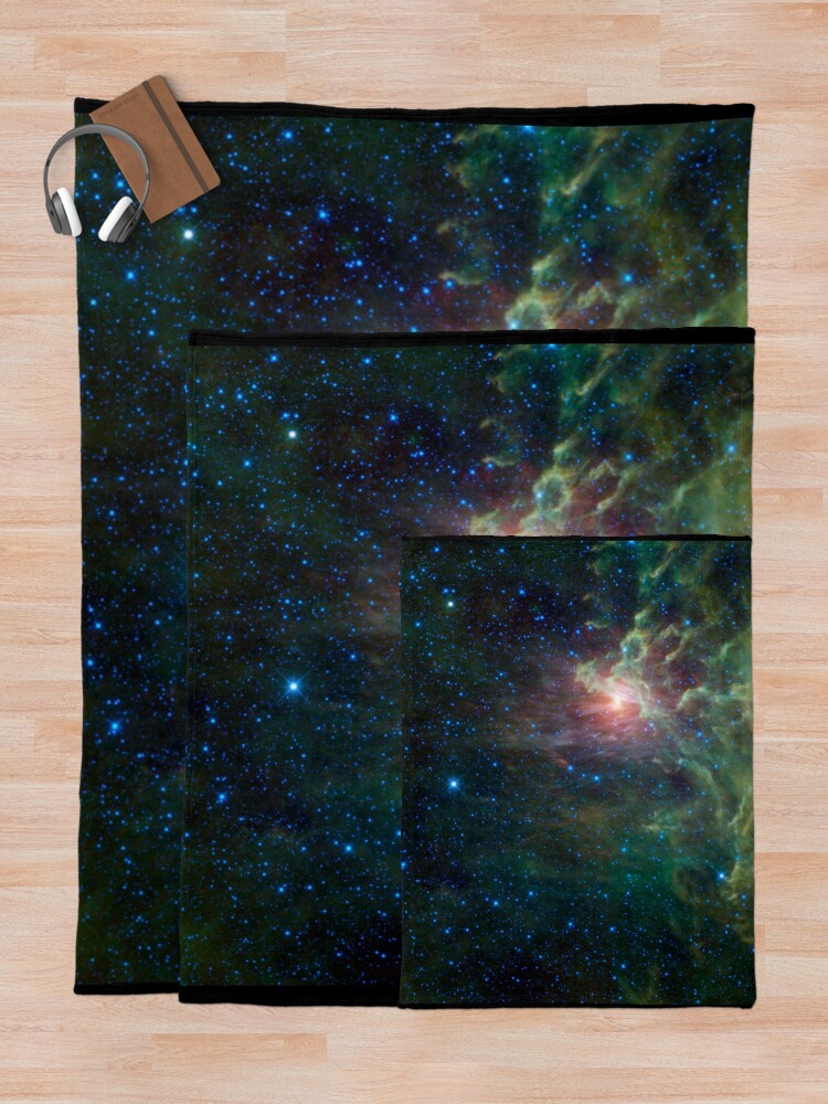Thumbnail 5 of 6, Throw Blanket, Exploding Stars designed and sold by imphavok.