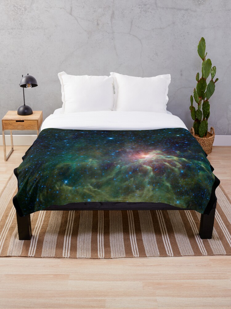 Thumbnail 1 of 6, Throw Blanket, Exploding Stars designed and sold by imphavok.