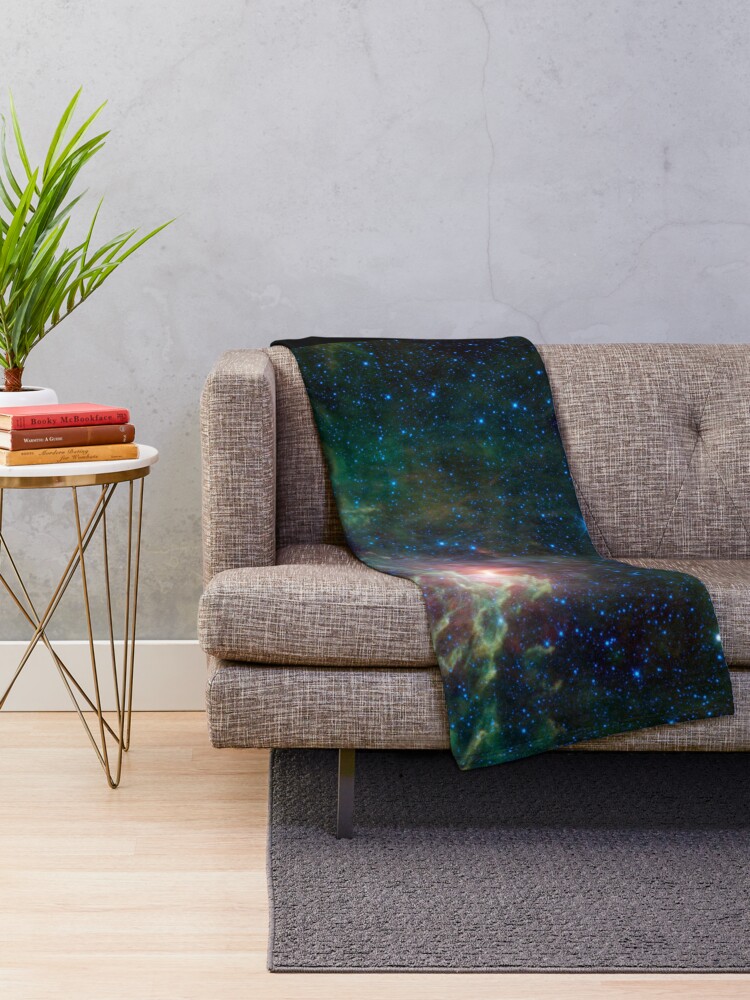 Thumbnail 2 of 6, Throw Blanket, Exploding Stars designed and sold by imphavok.