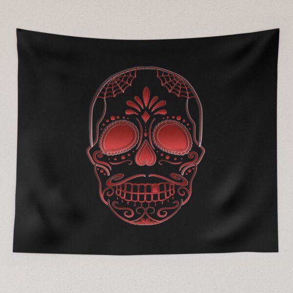 Item preview, skull Design - Skull Candy theme - Red -  designed and sold by onjcdesign.
