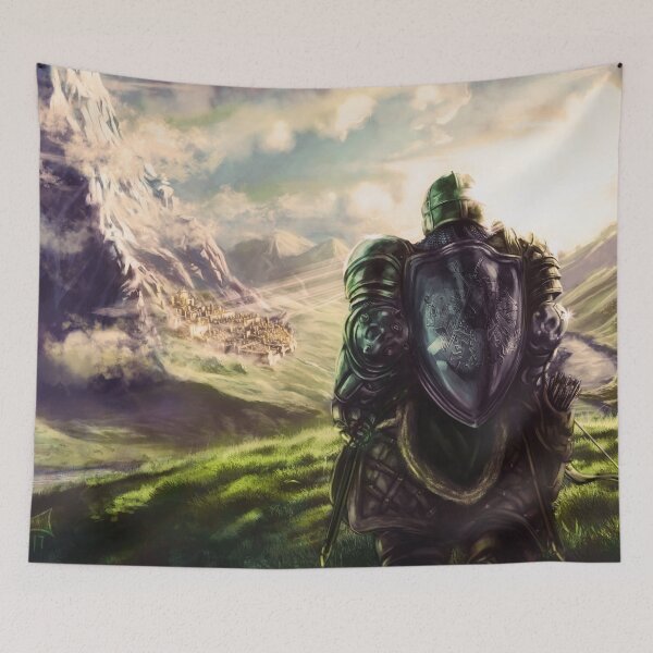 Item preview, Fantasy medieval Knight Landscape designed and sold by Christian Paris.