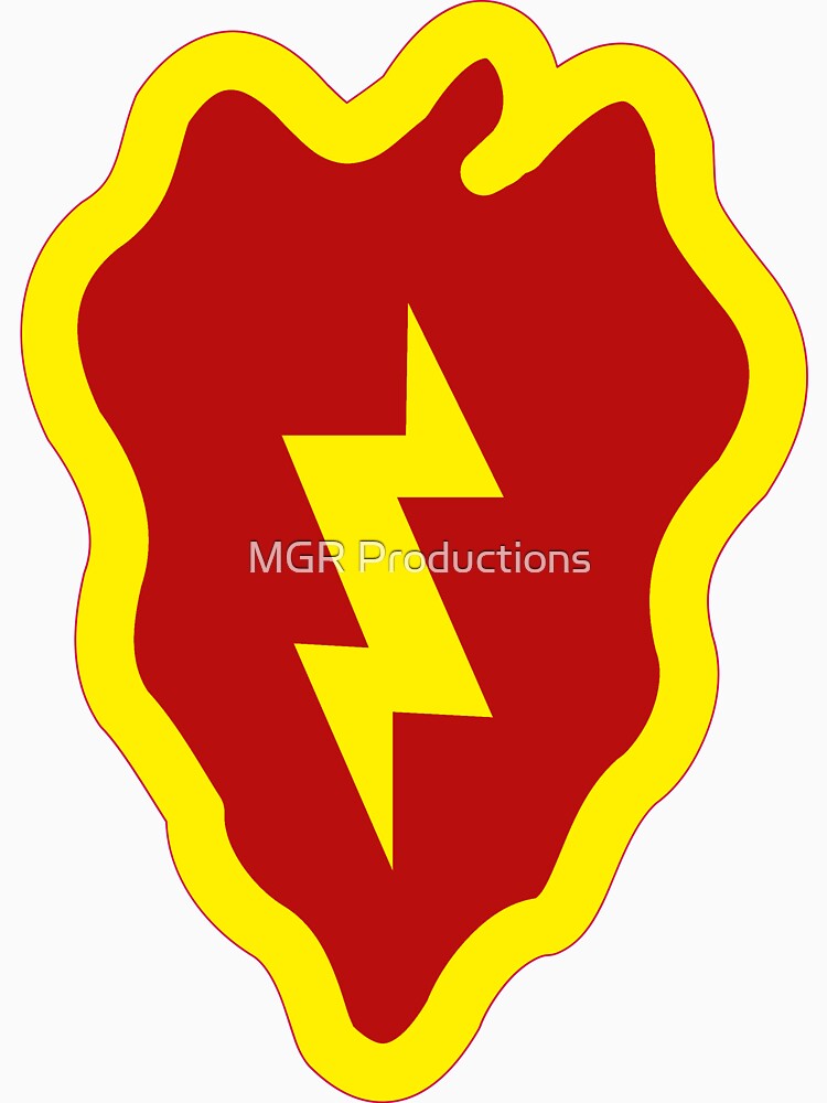 "Logo of the 25th Infantry Division" T-shirt for Sale by Quatrosales ...
