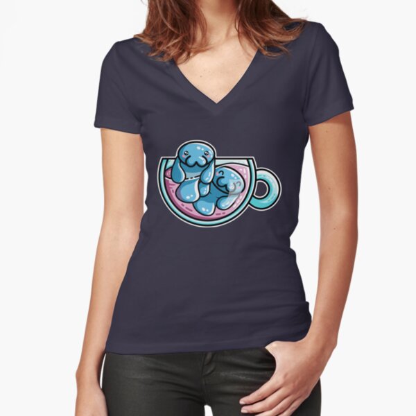 Fitted V-Neck T-Shirt