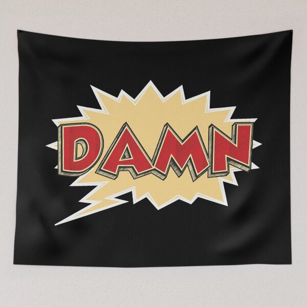 Item preview, ✪ DAMN ✪ comic style bubble designed and sold by Naumovski.
