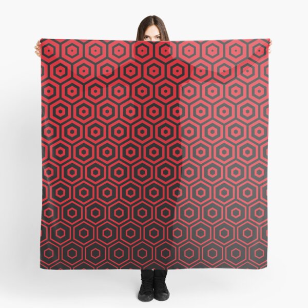 Aperçu de l'œuvre Gradient Hex Rouge créée et vendue par Delibobs.