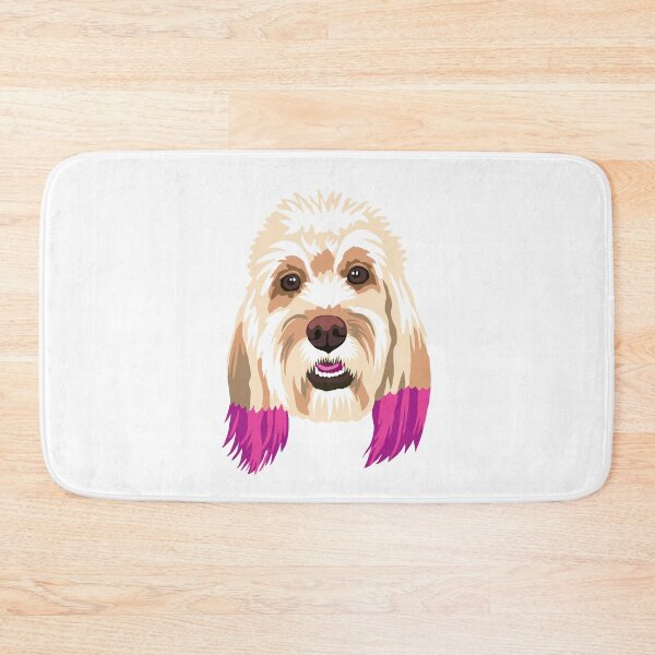 Item preview, Groodle with pink ears designed and sold by Michelle Phong.