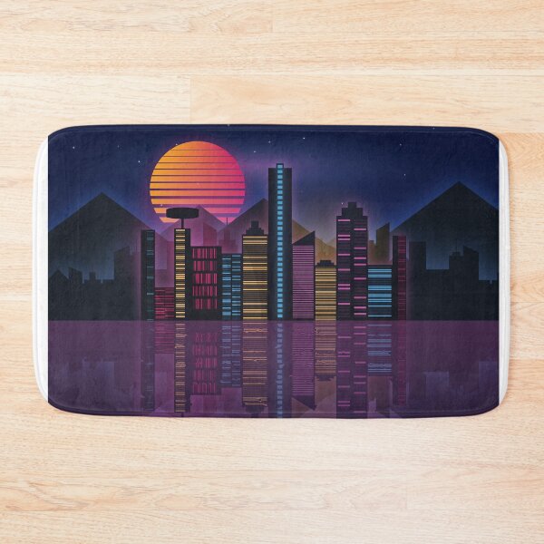 Artikelvorschau, Synthwave Night Scape entworfen und verkauft von MartineMeeka.