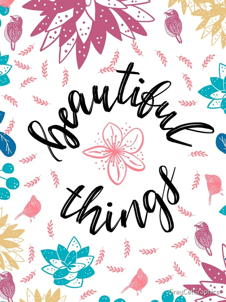 Thumbnail 4 of 4, iPhone Case, Beautiful Things Lettering designed and sold by GrayCatGraphics.