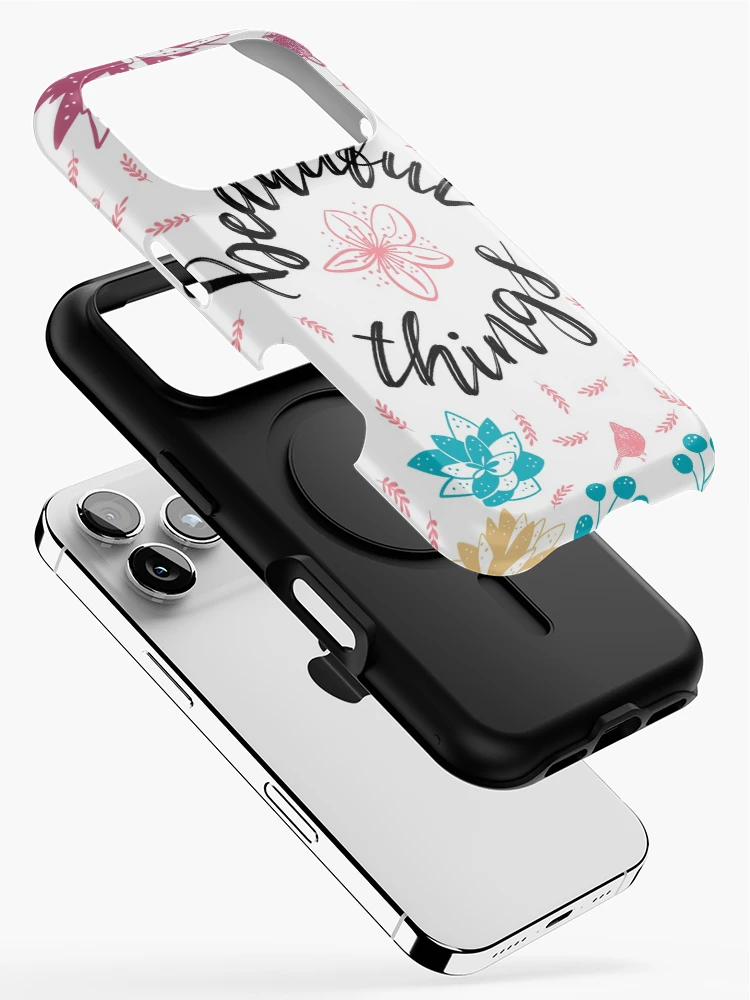 Thumbnail 2 of 4, iPhone Case, Beautiful Things Lettering designed and sold by GrayCatGraphics.