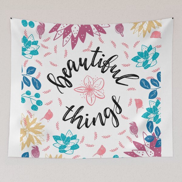 Item preview, Beautiful Things Lettering designed and sold by GrayCatGraphics.