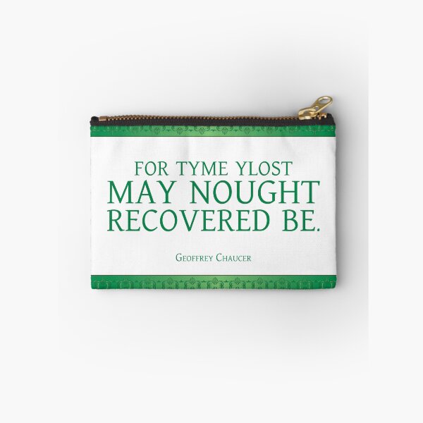 Item preview, Tiempo perdido Geoffrey Chaucer Cita literaria designed and sold by STPBooks.