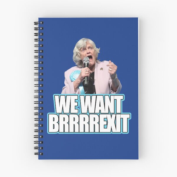 Item preview, Ann Widdecombe Brexit TShirt We Want Brrrrexit designed and sold by PokerFace420.