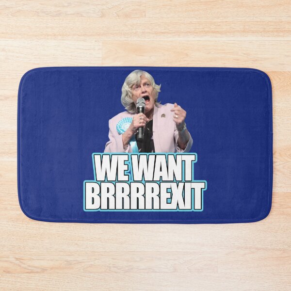 Item preview, Ann Widdecombe Brexit TShirt We Want Brrrrexit designed and sold by PokerFace420.