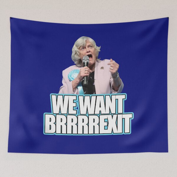 Item preview, Ann Widdecombe Brexit TShirt We Want Brrrrexit designed and sold by PokerFace420.