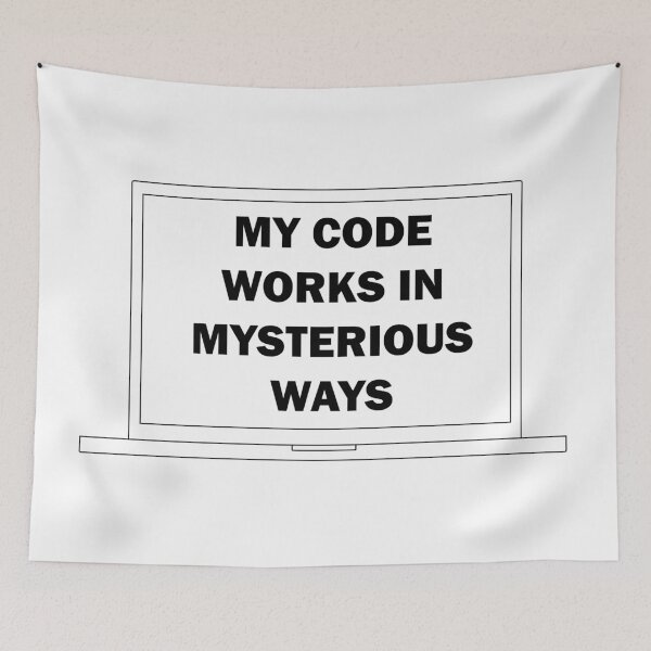 Item preview, My Code Works in Mysterious Ways designed and sold by NorseTech.