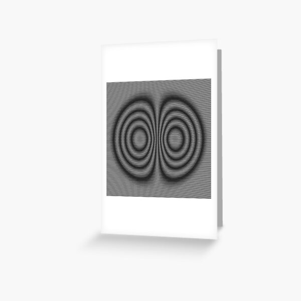 #Monochrome #Illusion Greeting Card