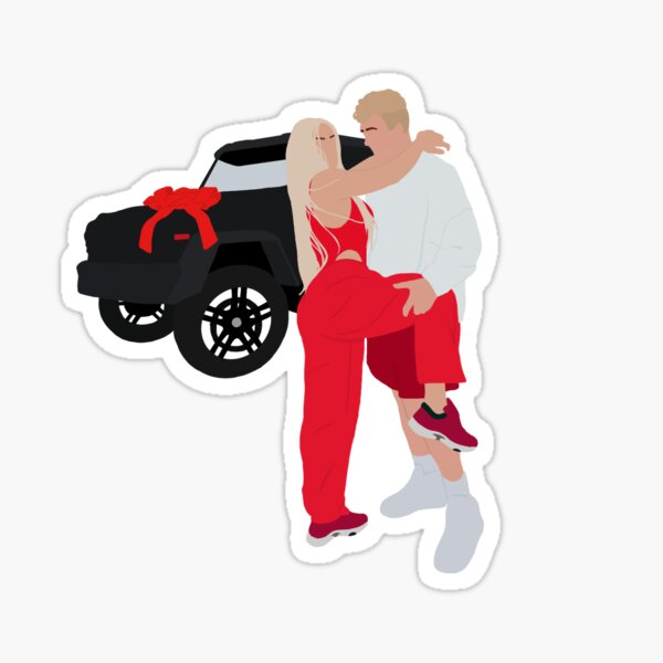 Jana- Tana Mongeau and Jake Paul Sticker