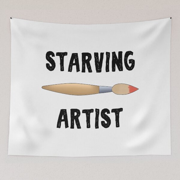Item preview, Starving Artist designed and sold by Quirkball.