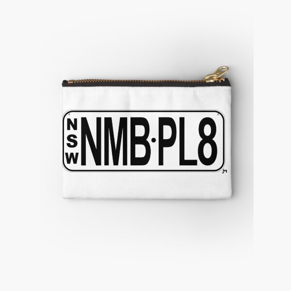 Item preview, NMB.PL8 "Number Plate" Number Plate T-Shirt NSW NMB.PL8 Custom Black Design Transparent Background License Plate designed and sold by JohnnyMyass.