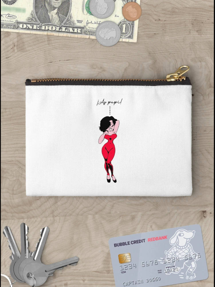 Thumbnail 3 of 4, Zipper Pouch, ¡AY PAPI! designed and sold by LordNeckbeard.
