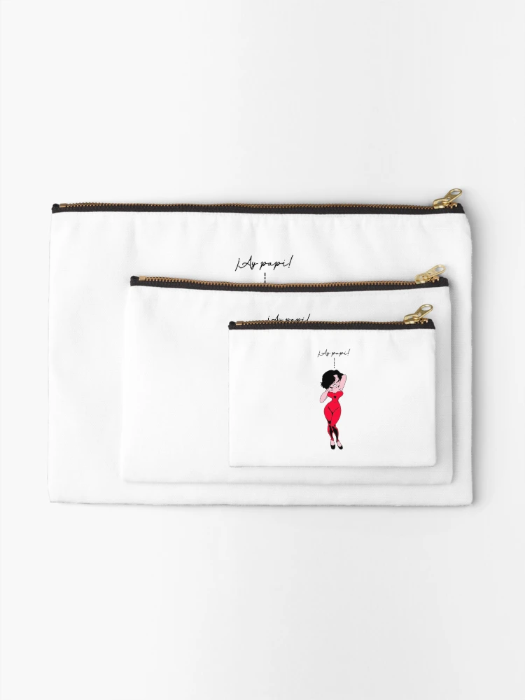 Thumbnail 2 of 4, Zipper Pouch, ¡AY PAPI! designed and sold by LordNeckbeard.