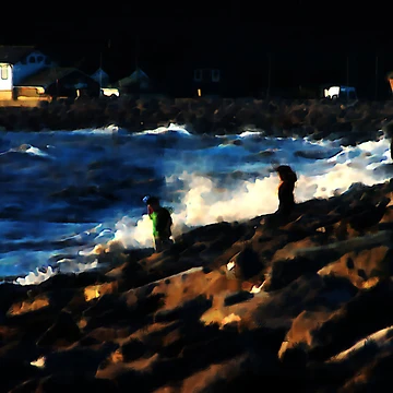 Imagen de la obra High Tide de Rees Adams