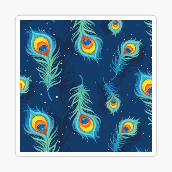 "Peacock Feather" Sticker For Sale By Zero81 | Redbubble