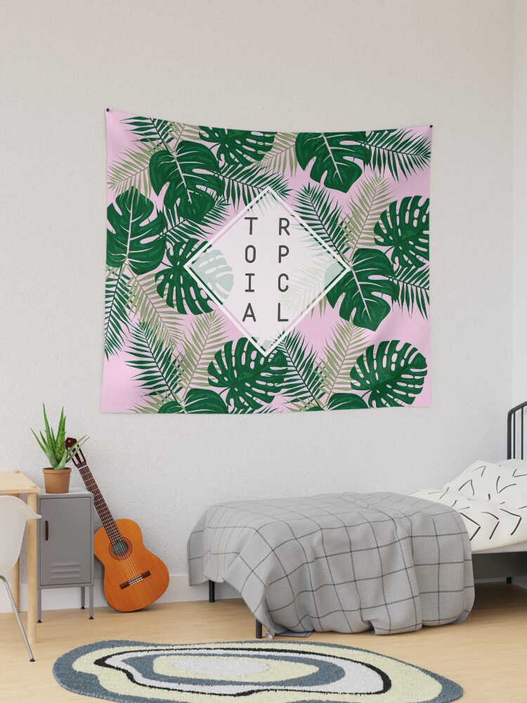 Green and best sale pink tapestry