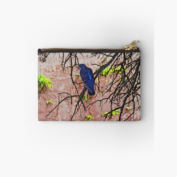Item preview, Blue Pigeon Pink Wall Bare Tree  designed and sold by Anna Lemos.