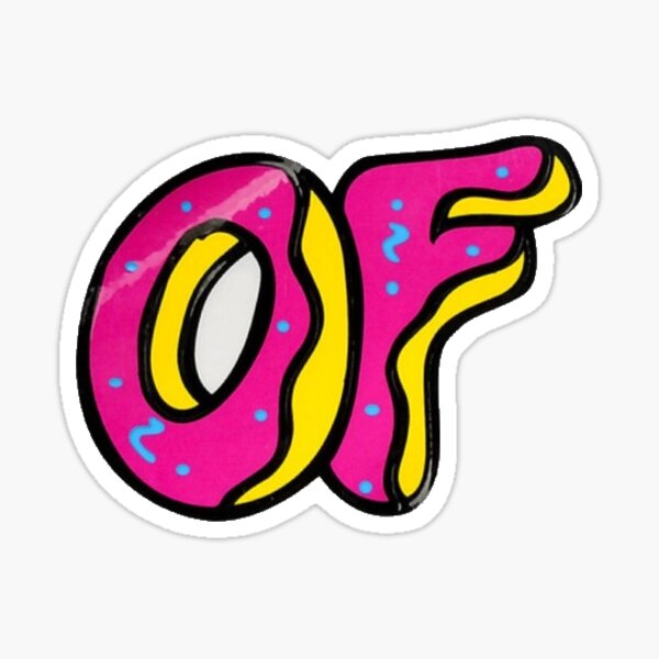 Odd Future Donut Stickers Redbubble - odd future roblox song id