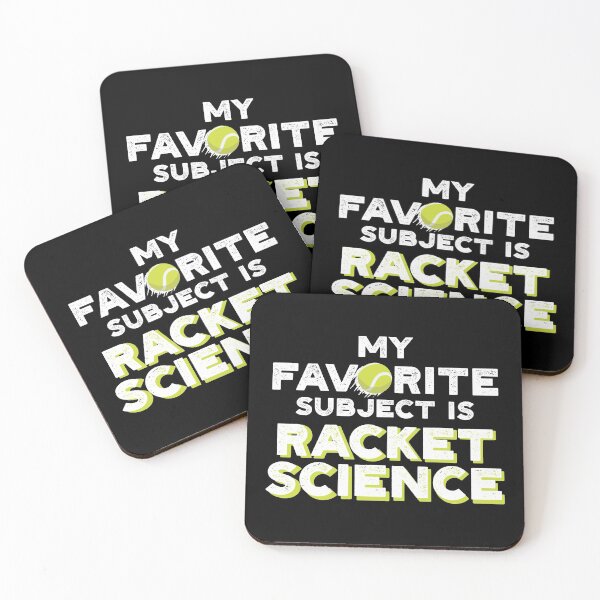 Item preview,  Funny Tennis Quote - My favorite subject is racket science designed and sold by PincGeneral.