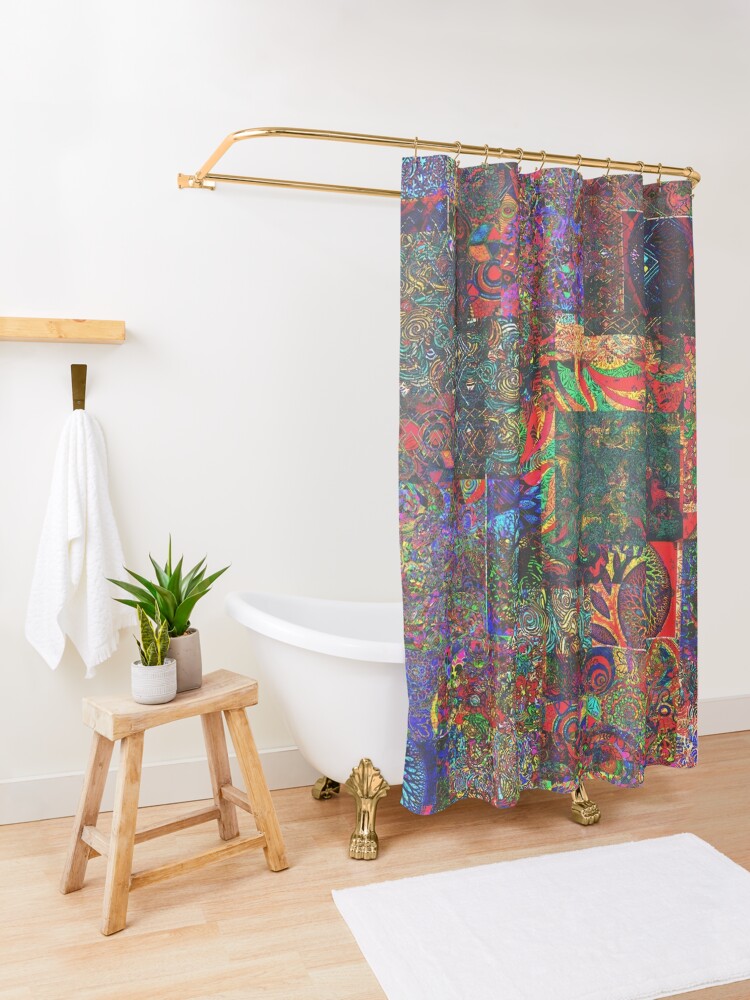 "Indie Daydream" Shower Curtain by DanJohnDesign | Redbubble