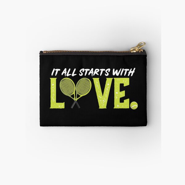 Item preview,  Funny Tennis Quote - it all starts in love designed and sold by PincGeneral.