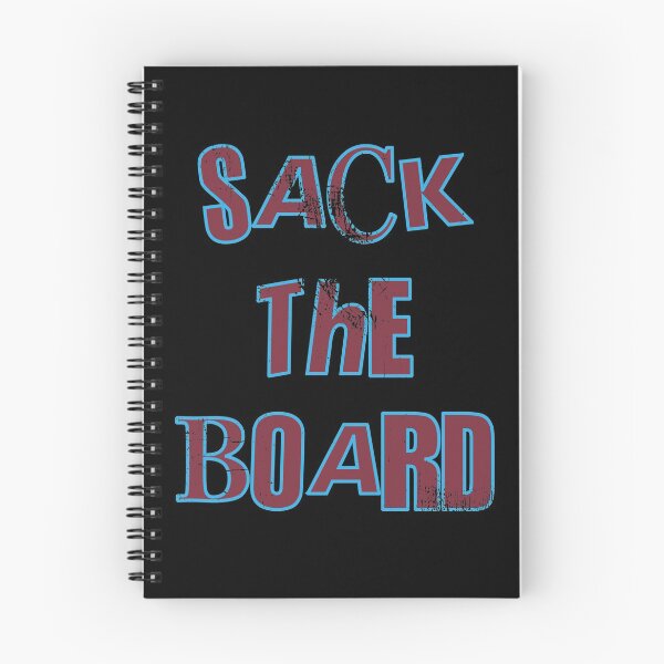 Item preview, Sack The Board - Claret & Blue Print designed and sold by beaglefruit.