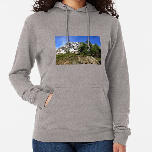 Montain in the Simplon Pass Lightweight Hoodie