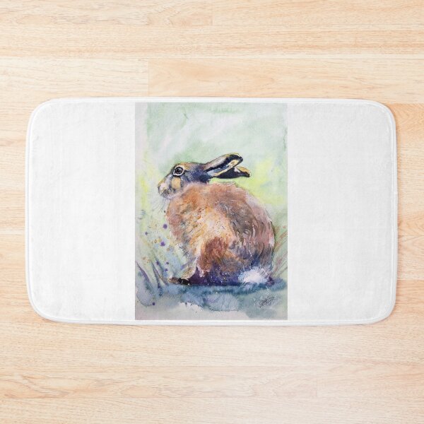 Item preview, Watercolour painting of a Brown Hare designed and sold by Double Dutch Designs.