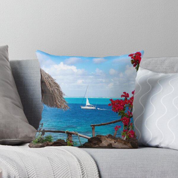 Item preview, View over the lagoon from a lookout point on Huahine, French Polynesia designed and sold by Diane Macdonald.