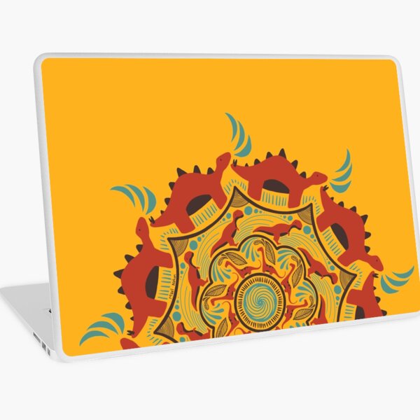 Dino-mandala 5 Skin adhésive d'ordinateur
