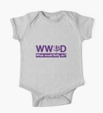 What would Buffy do? One Piece - Short Sleeve