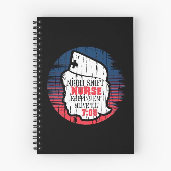 Item preview, Night Shift Nurse Keep Em Alive Till 7:05 /  Medical Caretaker Emergency Hospital Healthcare Ambulance First Aid Stetoskop Rescue Nurse Squad Gift Idea  designed and sold by SimonGs.