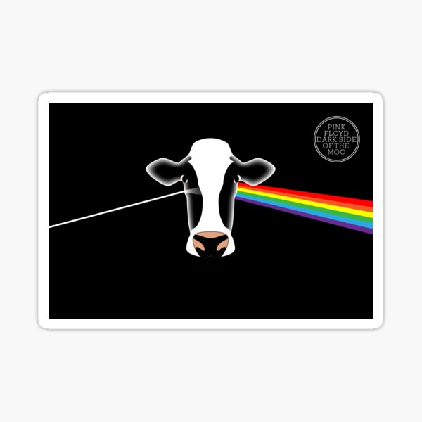 NDVH The Dark Side of the Moo Sticker