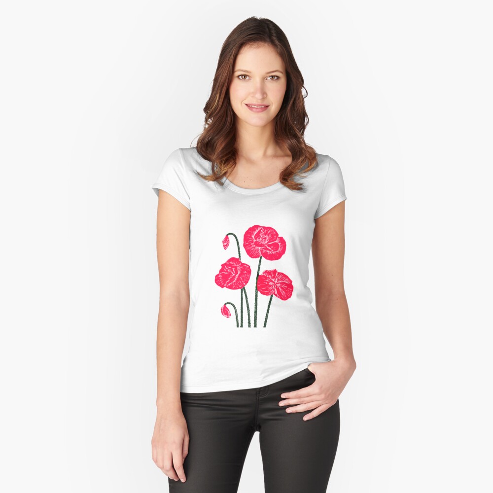 Item preview, Fitted Scoop T-Shirt designed and sold by anni103.