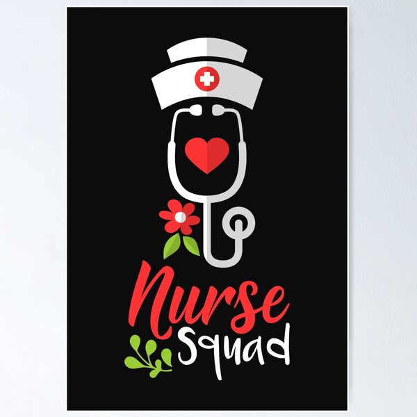 Item preview, Nurse Squad  /  Medical Caretaker Emergency Hospital Healthcare Ambulance First Aid Stetoskop Rescue Nurse Squad Gift Idea  designed and sold by SimonGs.