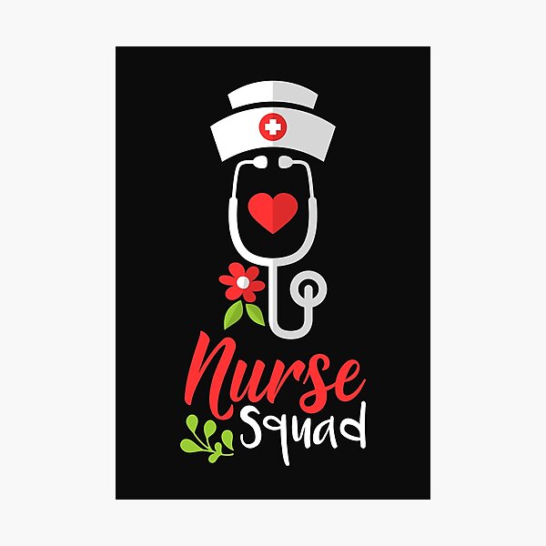 Item preview, Nurse Squad  /  Medical Caretaker Emergency Hospital Healthcare Ambulance First Aid Stetoskop Rescue Nurse Squad Gift Idea  designed and sold by SimonGs.