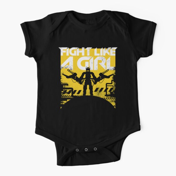 Fight Like A Girl - ripley, alien shirt Short Sleeve Baby One-Piece