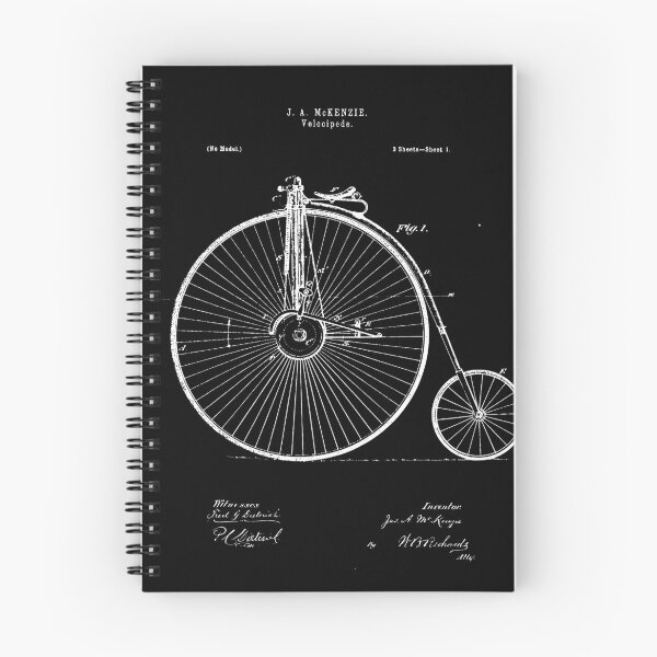 Item preview, Vintage Bicycle Patent Graphic designed and sold by ISaidBang.