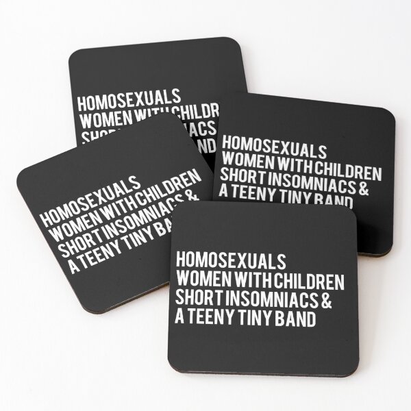 Item preview, Welcome to Falsettoland (White on black) designed and sold by Alaina Fritzinger.
