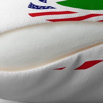 Alternate view of Hungarian American Multinational Patriot Flag Series Throw Pillow