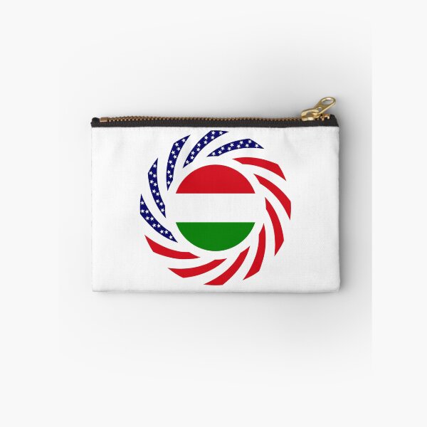 Item preview, Hungarian American Multinational Patriot Flag Series designed and sold by Carbon-Fibre Media.