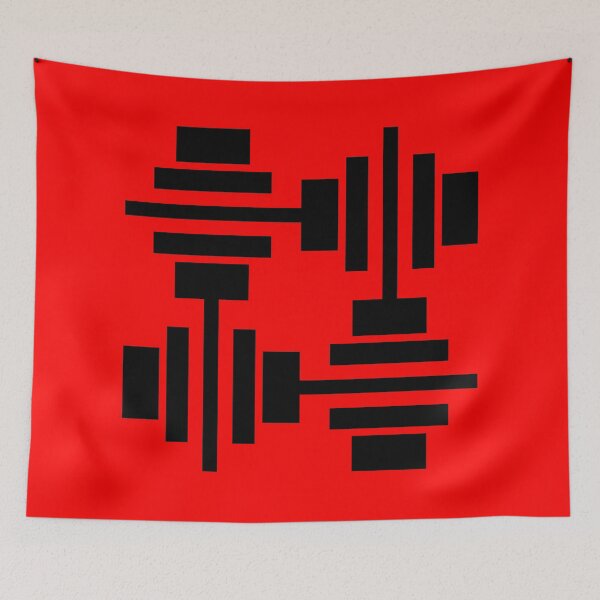 Item preview, Thick Black Lines Grid Pattern  designed and sold by GetItGiftIt.